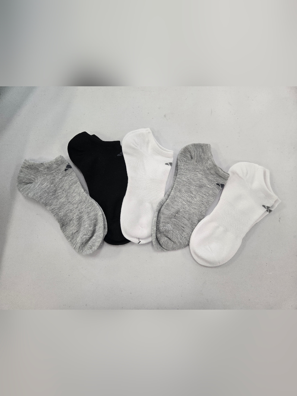 adidas Women's No-Show Sock Pack - Black, White & Gray
